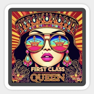 FirstClassQueen Sticker